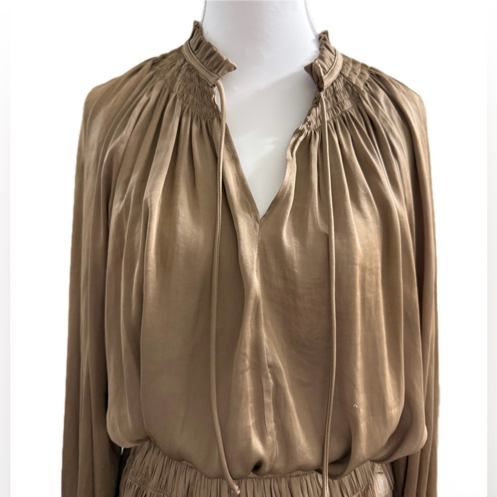 RESET BY JANE FRANKIE DRESS | SIZE: M COLOR: CHOCOLATE - Picture 3 of 8